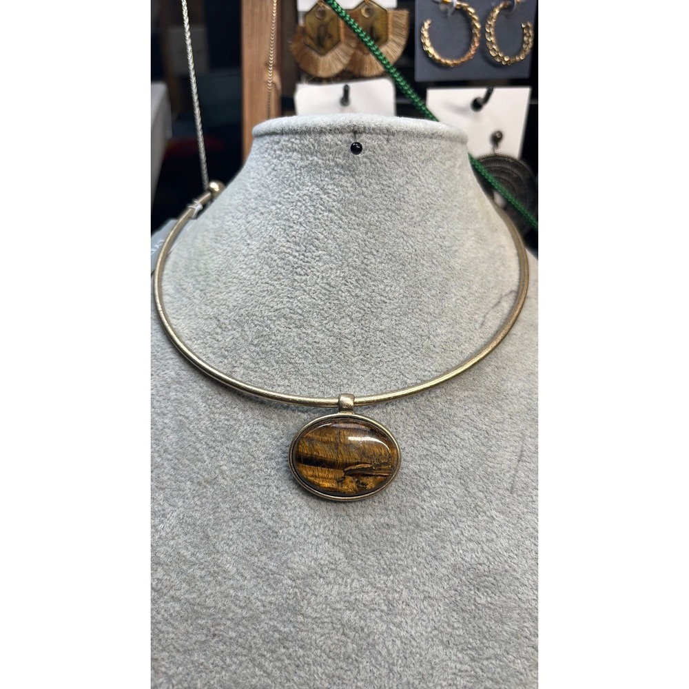 #14. Lydell NYC Tiger's Eye Collar Necklace